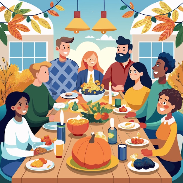 Gratitude and Gathering A Thanksgiving Setting