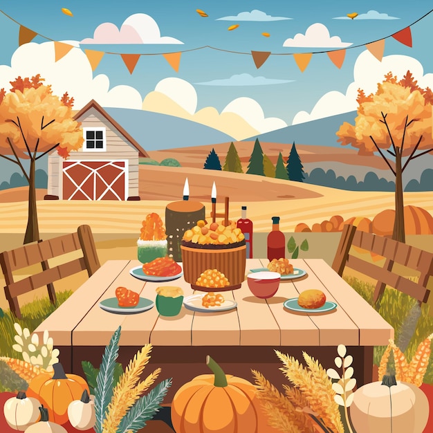 Gratitude and Gathering A Thanksgiving Setting