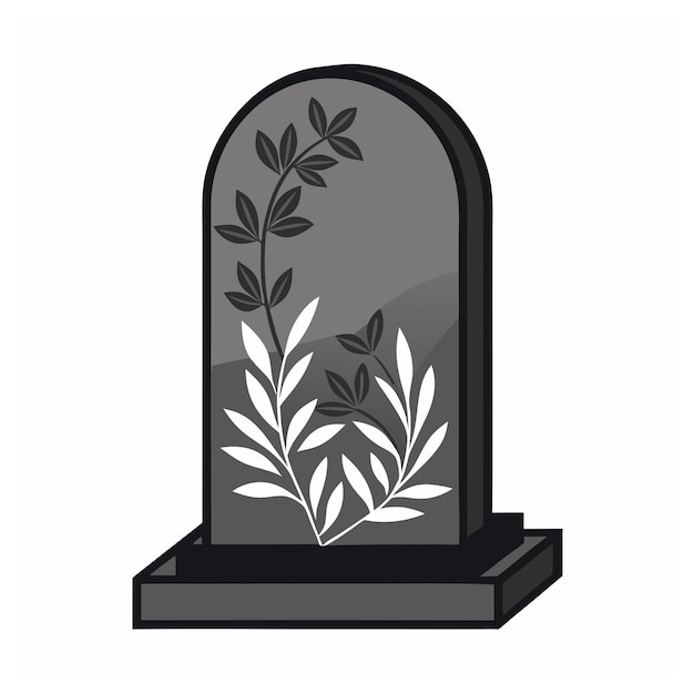 Vector gravestone tombstone vector illustrations custom designs for memorials