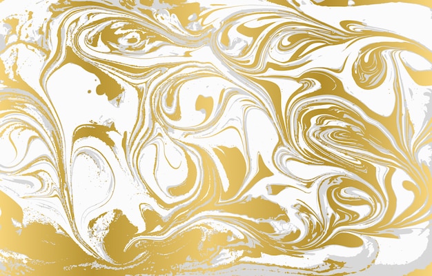 Gray and gold agate ripplle pattern. Pale beautiful marble background.