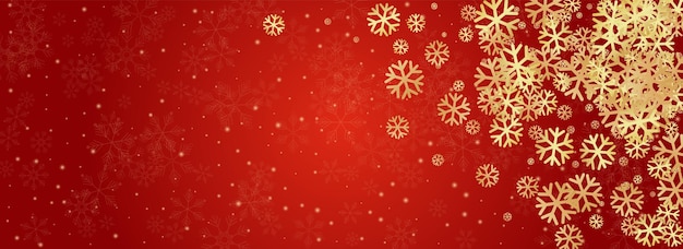 Gray Snow Vector Panoramic Red Background