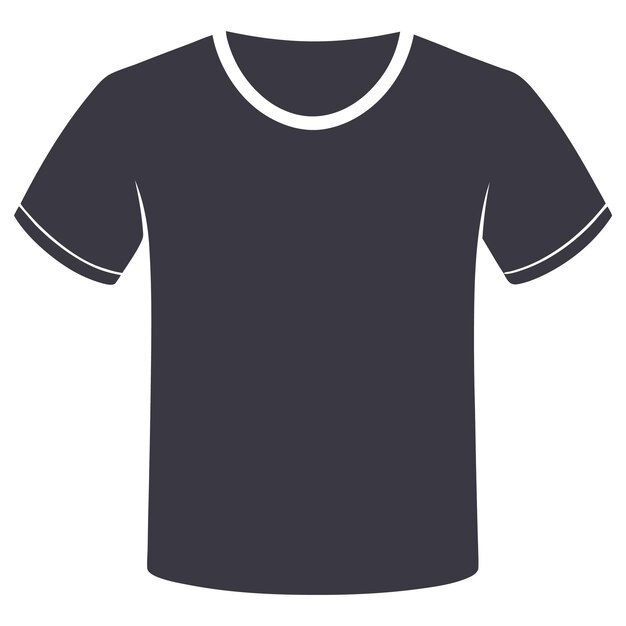 a gray and white t - shirt with a white collar