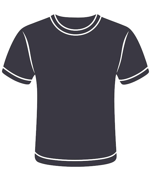 a gray and white t - shirt with a white stripe