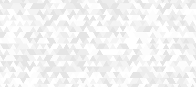 Gray white triangle geometric pattern background