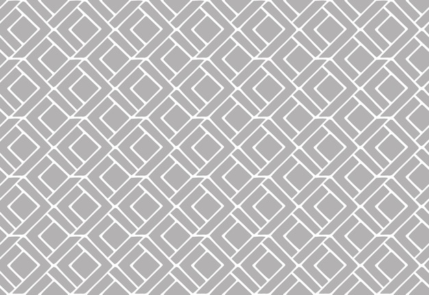 Greek squares grid seamless chain greek motives gray pattern