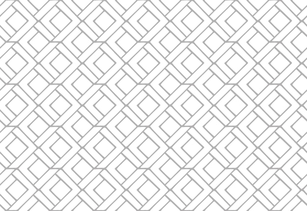 Greek squares grid seamless chain greek motives gray pattern