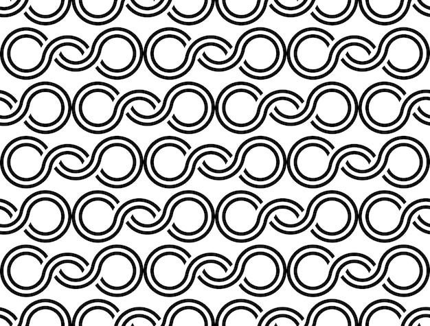 Greek waves seamless chain greek motives pattern.