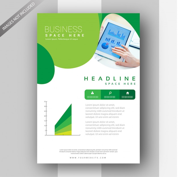 Green Abstract Business Flyer