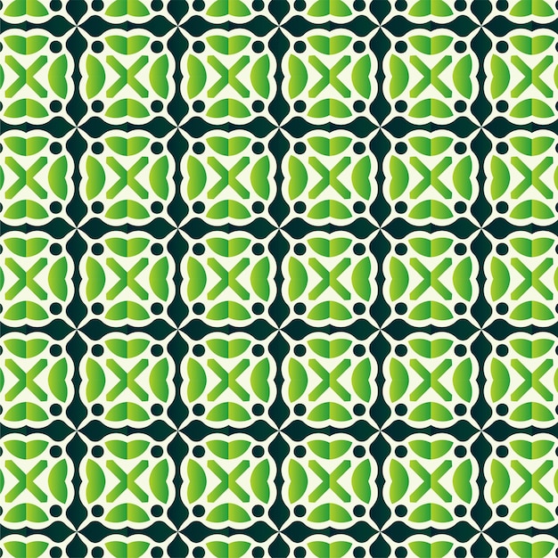 Green abstract geometric pattern design