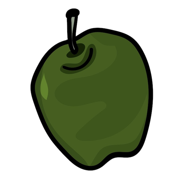 Green apple fruit