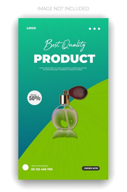 Vector a green and blue box of best products