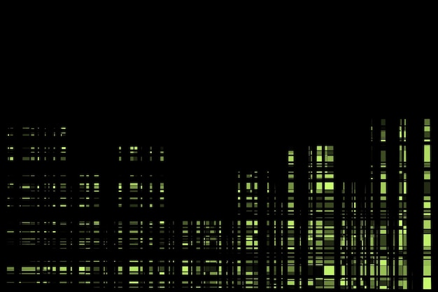 Vector green buildings abstract town city background