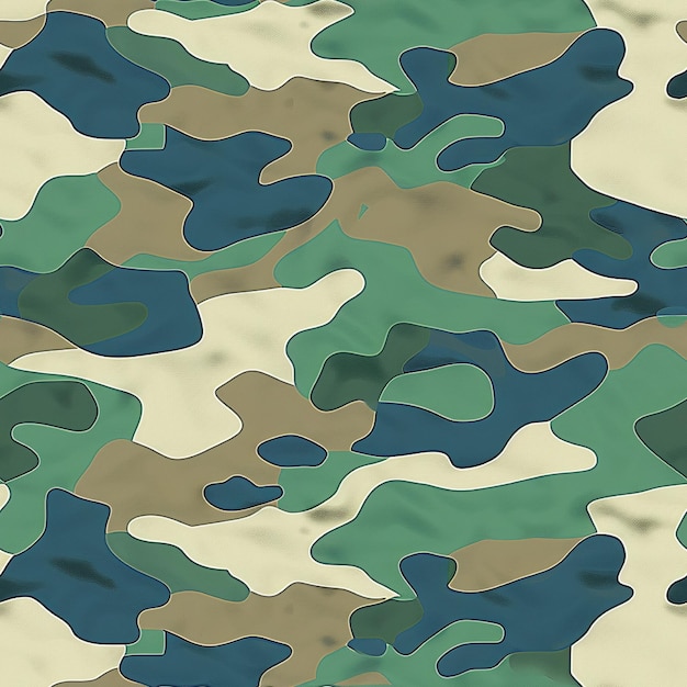 Green Camouflage pattern background for hunting or fishing and Military clothes