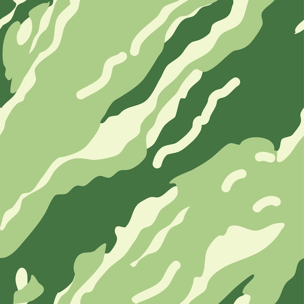 Green camouflage with a green background seamless pattern