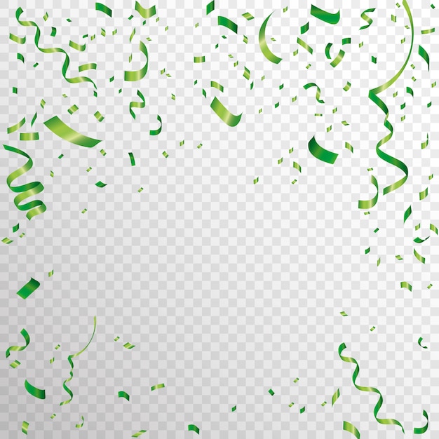 Green confetti