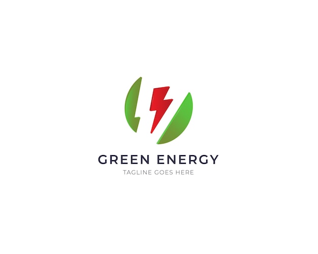 Green Energy Logo Design Template