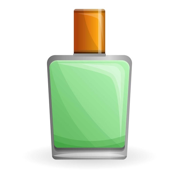 Green fragrance icon Cartoon of green fragrance vector icon for web design isolated on white background