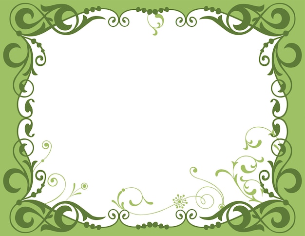 Green frame