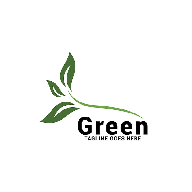 Green Garden logo icon vector template