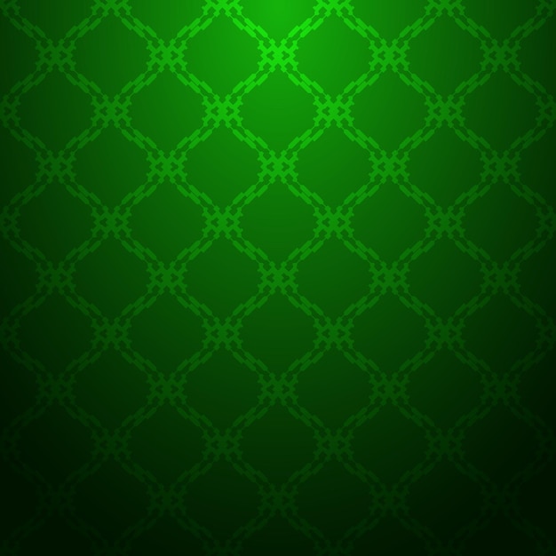 Green geometric pattern