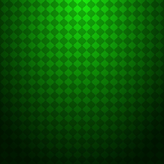 Green geometric pattern