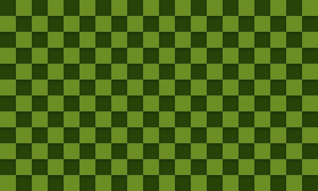 Green geometric tiles pattern background