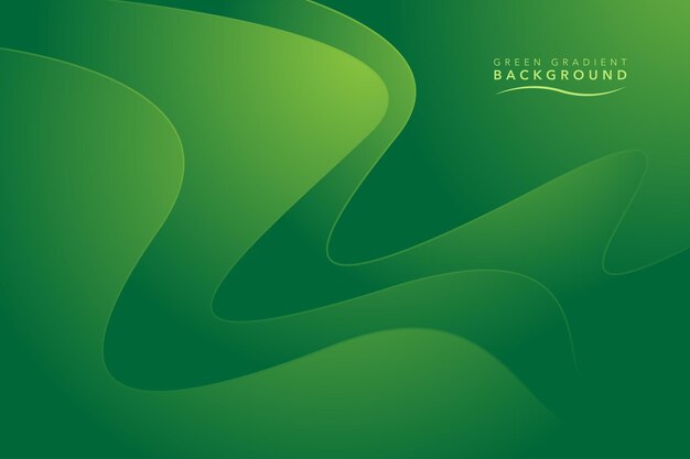 green gradient background wavy and flow shadow design