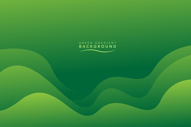 green gradient background wavy and flow shadow design