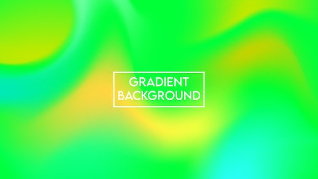 green gradient background with bright color