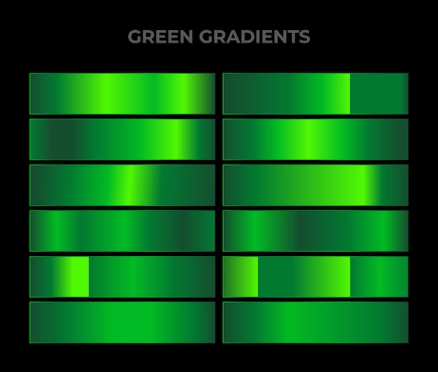 Green gradient collection