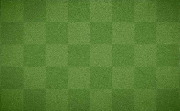 Green grass texture vector background Field with pattern of squares Surface for chess or soccer