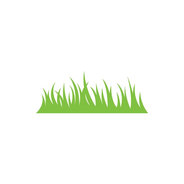 Green Grass vector icon illustration