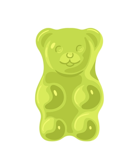 Green gummy bear