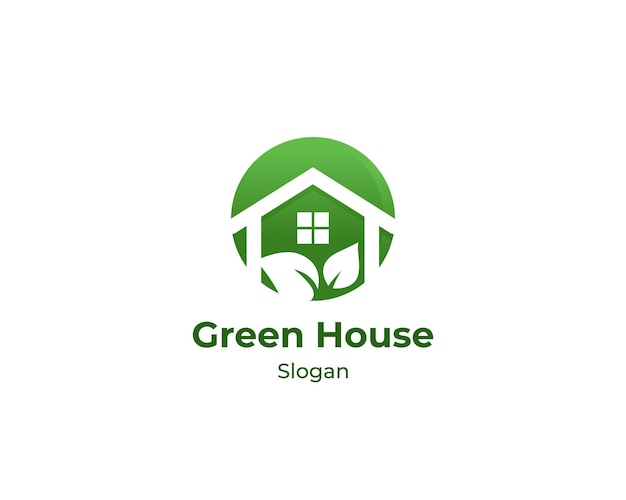 Green house garden logo