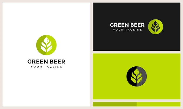 green leaf brewing logo