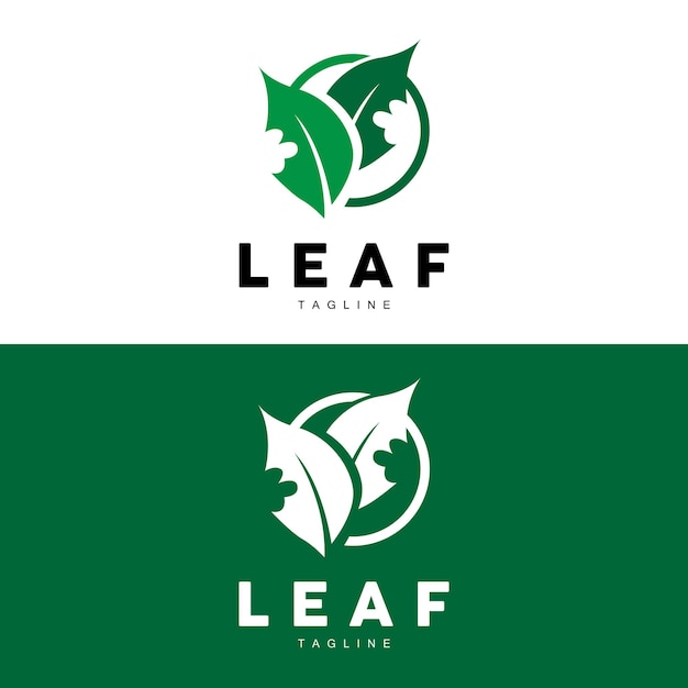 Green Leaf Logo Ecology Natural Plant Vector Nature Design Illustration Template Icon