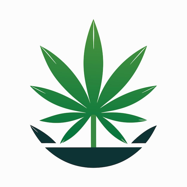 a green leaf symbol is on a green circle with the letters g on it