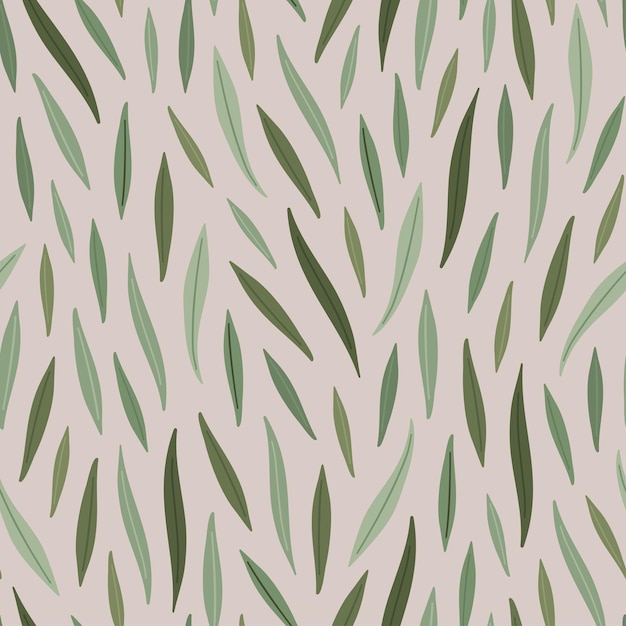 Green leaves pattern