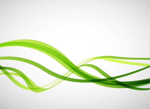 Green lines Abstract vector background