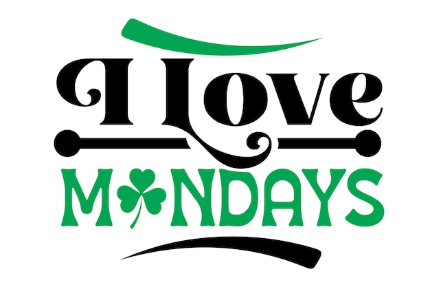 Vector green monday svg bundle