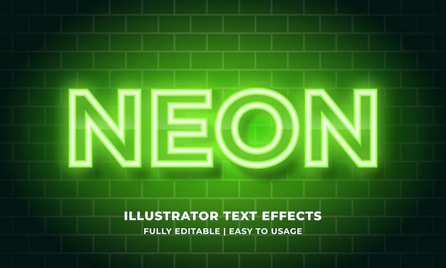 Green Neon  Text Effect