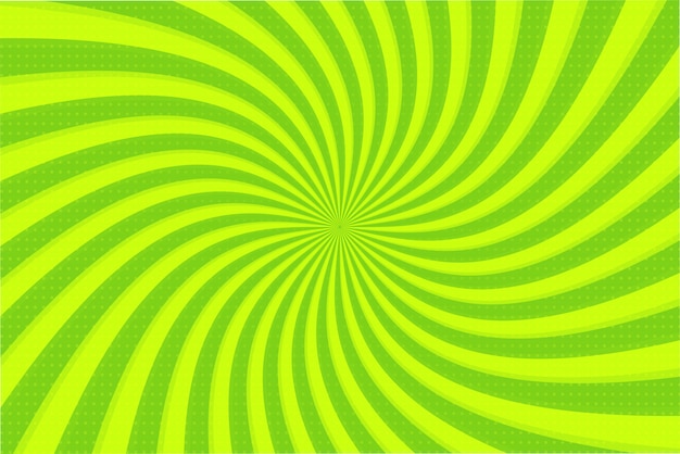 Green ray background. Vector radiant green circle looking beautiful.