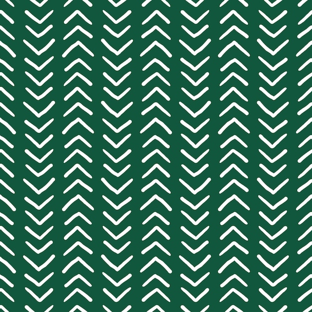 Green seamless pattern with white arrows.