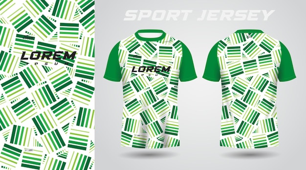 green shirt sport jersey design