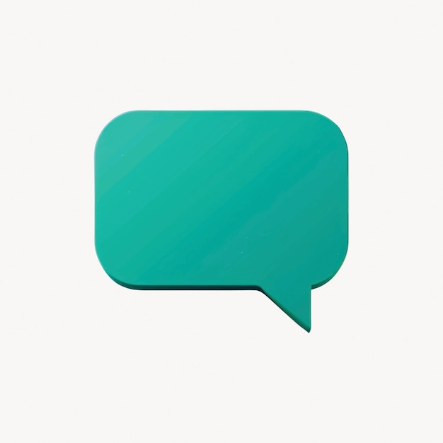 Green speech bubble icon