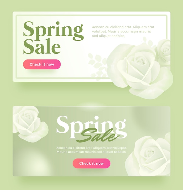 Green Spring Sale banner