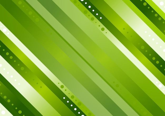 Green stripes abstract tech background