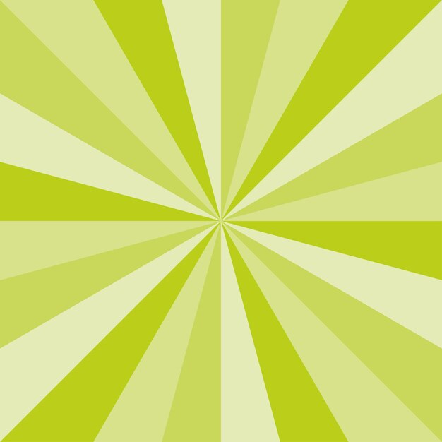 Green Sunburst vector background texture design with green grass color palette