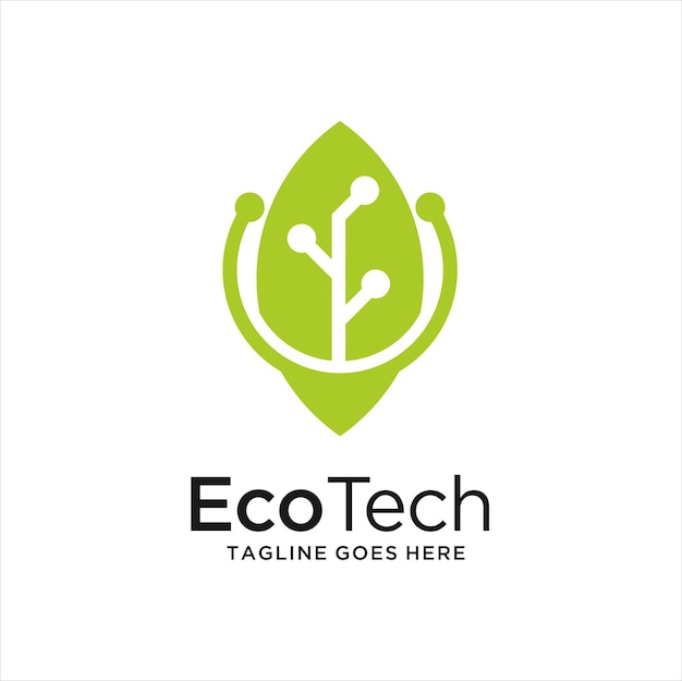 green tech logo designs template creative technology logo symbol