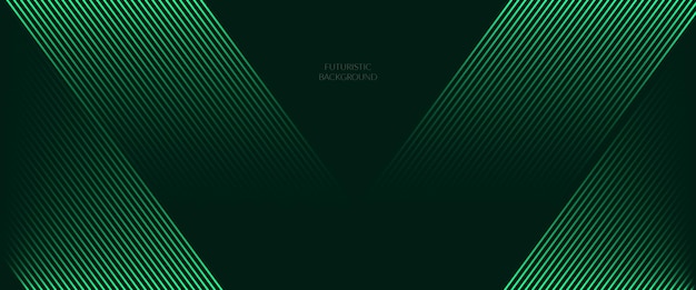 green techno abstract background overlap layer on dark space with glowing lines shape decoration